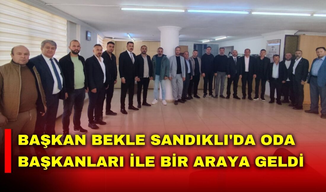 Dinar Esnaf Odası Başkanı ve Afyonkarahisar Esnaf ve Sanatkarlar Odaları