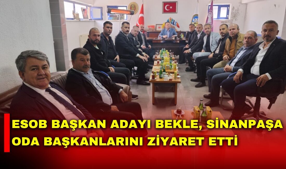 Türkiye’nin en genç Şoförler Odası Başkanı olarak dikkat çeken Sinanpaşa