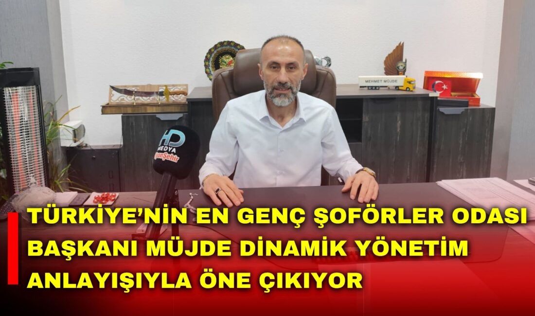 Sinanpaşa Şoförler Odası Başkanı Mehmet Müjde, Türkiye’nin en genç şoförler