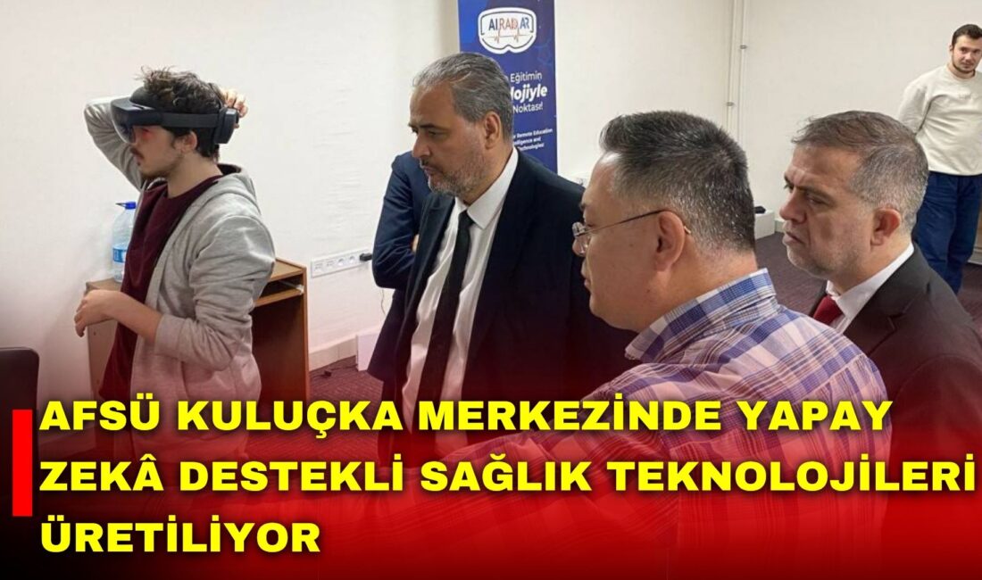 AFSÜ InnovMed Kuluçka Merkezinde geliştirilen yapay zekâ destekli proje, düşük