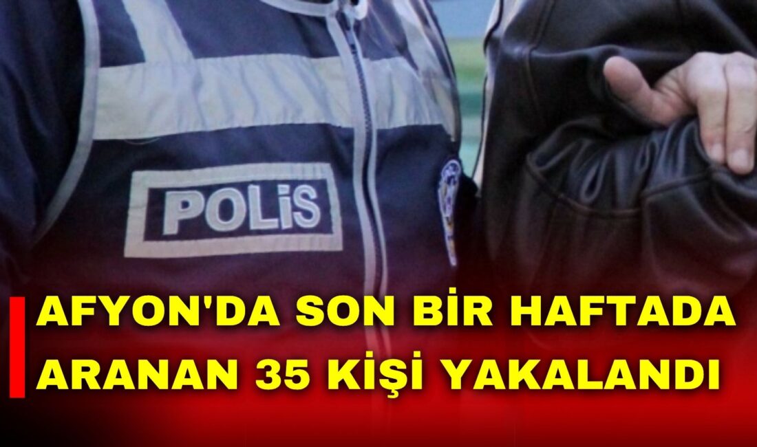 Afyonkarahisar’da 6-13 Nisan tarihleri arasında gerçekleştirilen kapsamlı denetim ve operasyonlarda,