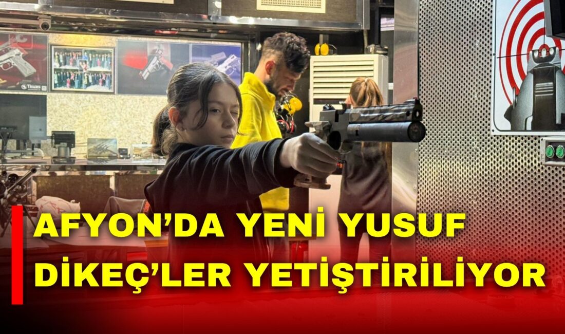 Afyonkarahisar’da okul sporcuları kapsamında Havalı Silahlar Yıldız Kızlar, Yıldız Erkekler