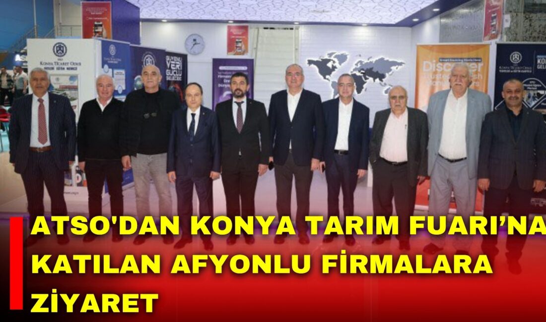 Bir dizi görüşmeler ve incelemelerde bulunmak üzere Konya’ya giden Afyonlu