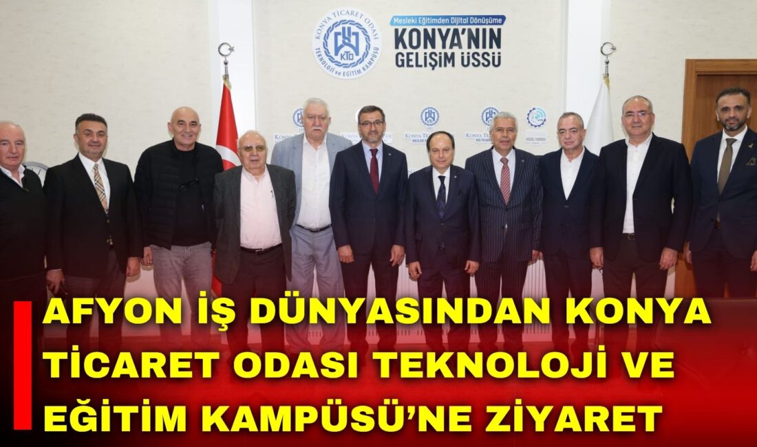 Afyonlu iş insanlarından oluşan bir heyet, 2019 yılında Mevlana Kalkınma