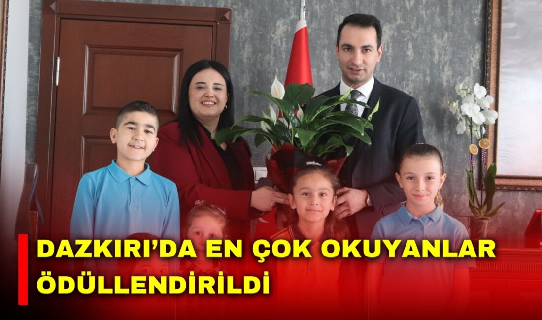 Dazkırı Kaymakamlığı tarafından 62. Kütüphane Haftası kapsamında düzenlenen etkinlikte, yıl