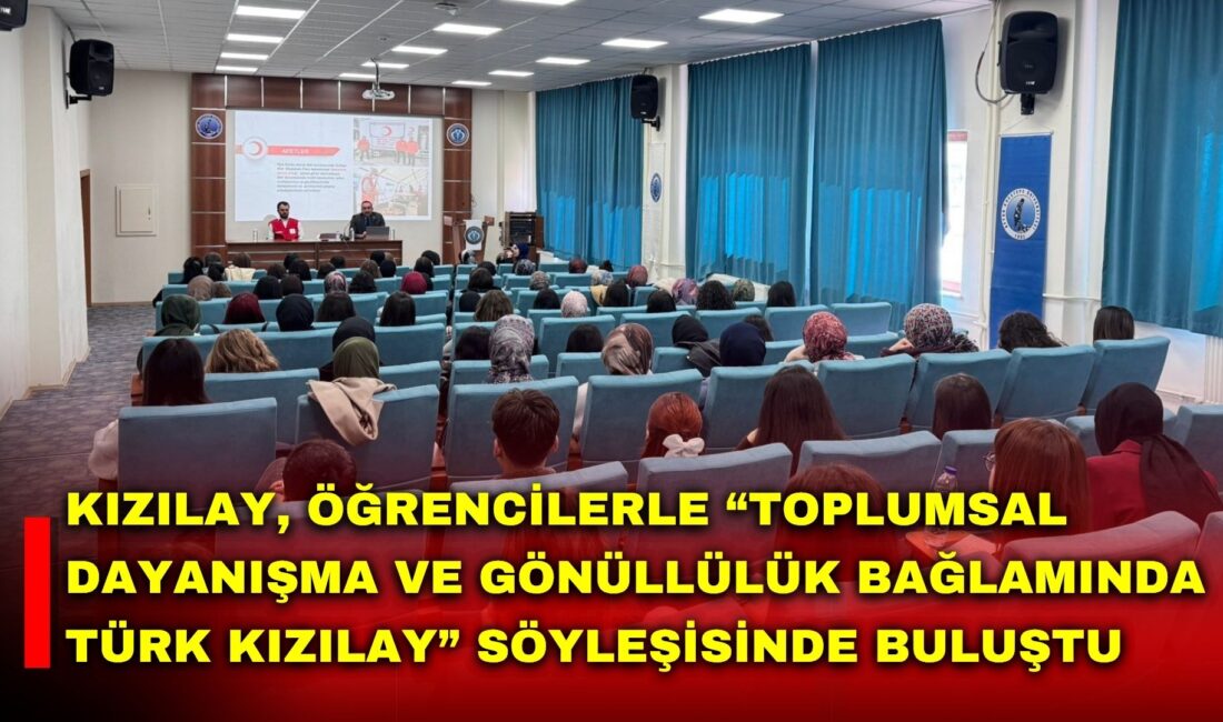 Türk Kızılay Afyonkarahisar İl Merkezi tarafından Afyon MYO Çocuk Bakımı