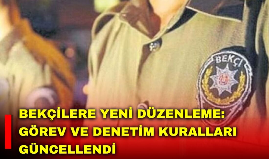 İçişleri Bakanlığı tarafından çarşı ve mahalle bekçilerine yönelik yapılan yönetmelik
