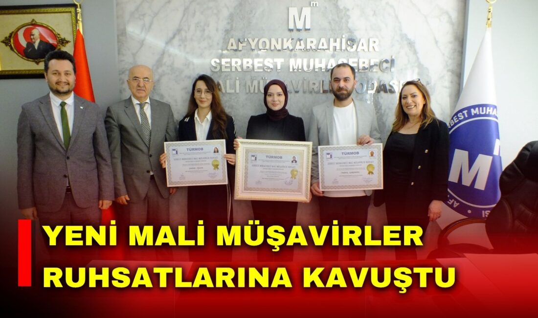 Afyonkarahisar Serbest Muhasebeci Mali Müşavirler Odası’nda (ASMMMO) mesleğe yeni adım