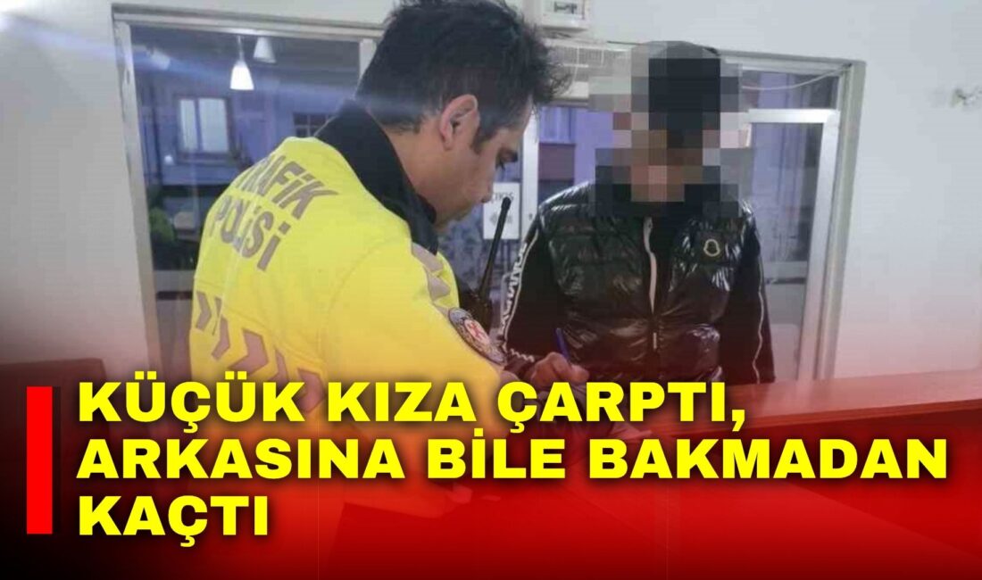 Afyonkarahisar’da 13 yaşındaki kız çocuğuna çarpıp ardından arkasına bile bakmadan