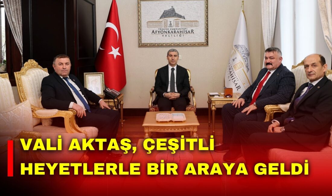 Afyonkarahisar Valisi Dr. Naci Aktaş, hayırlı olsun ziyaretleri kapsamında çeşitli