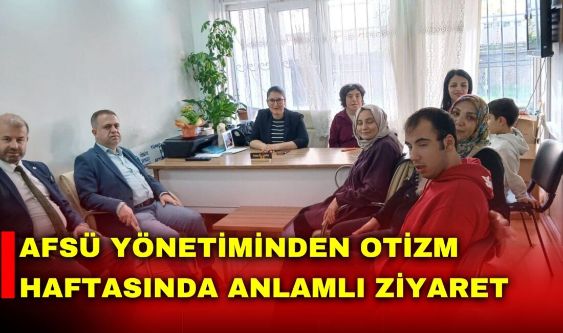 Otizm Haftası kapsamında, Afyon Sağlık Bilimleri Üniversitesi Genel Sekreteri Murat