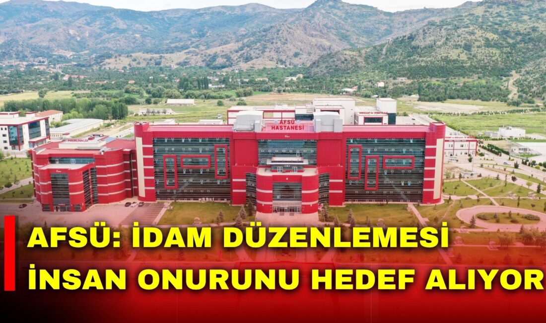 Afyonkarahisar Sağlık Bilimleri Üniversitesi (AFSÜ), İsrail Parlamentosu’nun Filistinlilere yönelik idam