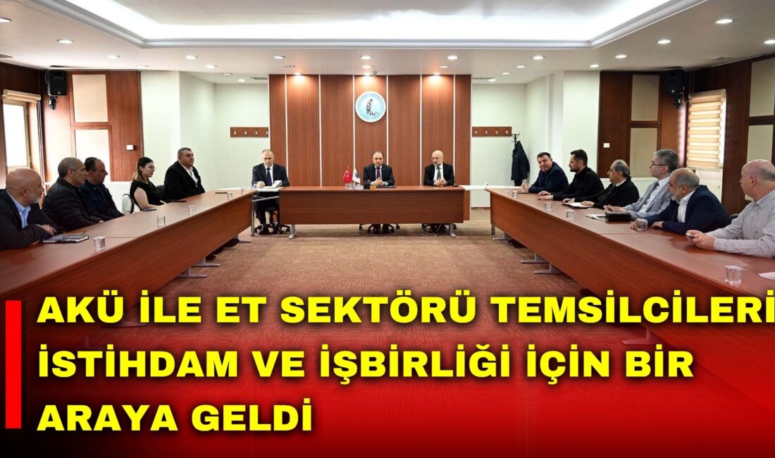 Afyon Kocatepe Üniversitesi (AKÜ) yönetimi ile kırmızı ve beyaz et
