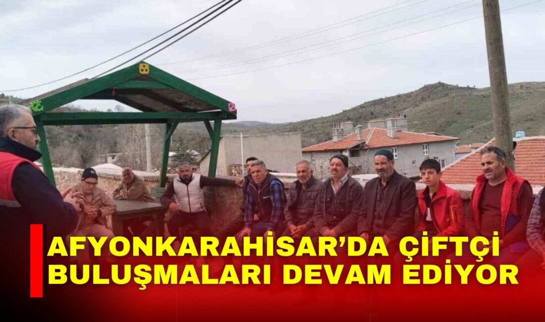 Afyonkarahisar Tarım ve Orman İl Müdürlüğü tarafından tarım ürünlerinde rekoltenin