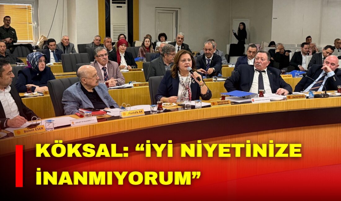 Afyonkarahisar Belediye Başkanı Burcu Köksal, belediye meclisi toplantısında AK Parti