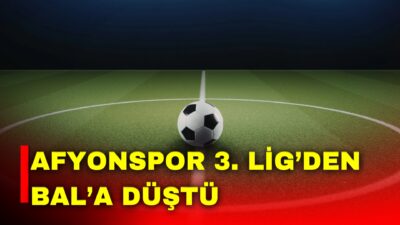 Nesine 3.Lig 4.Grup’taki Afyonkarahisar temsilcisi Afyonspor ligin son haftasında
Altay'a
