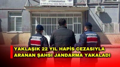 Afyonkarahisar’da farklı suçlardan toplamda 21 yıl 5 ay 7 gün
