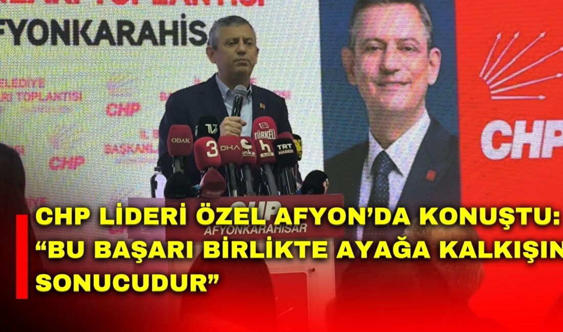 Cumhuriyet Halk Partisi (CHP) Genel Başkanı Özgür Özel, Afyonkarahisar’da 21