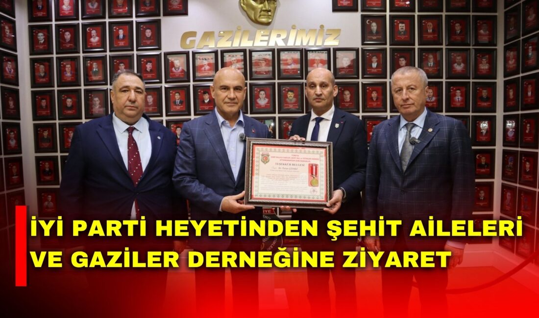 İYİ Parti heyeti, Afyonkarahisar’da Harp Malulü Gaziler Şehit Dul ve