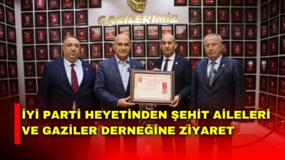 İYİ Parti heyeti, Afyonkarahisar’da Harp Malulü Gaziler Şehit Dul ve