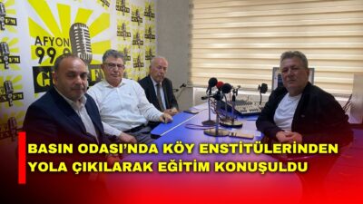 Gün FM’de yayınlanan Basın Odası programında Köy Enstitülerinden yola çıkılarak