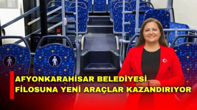 Afyonkarahisar Belediyesi, şehir içi ulaşım hizmetlerinin geliştirilmesi amacıyla filoya kazandırılan