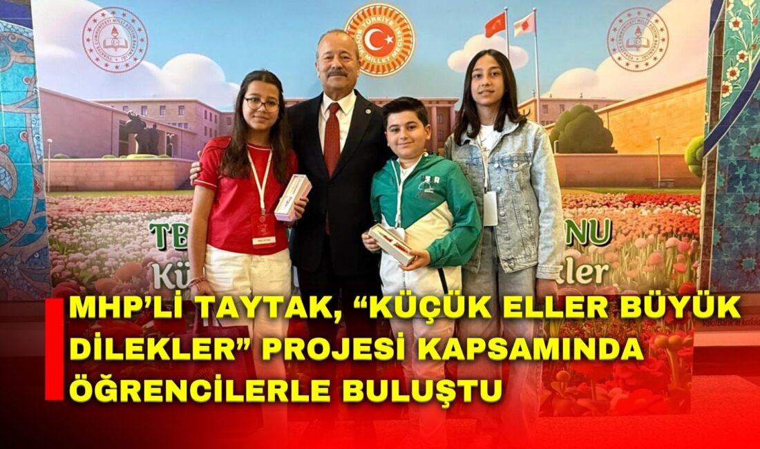 MHP Afyonkarahisar Milletvekili Mehmet Taytak, “Küçük Eller Büyük Dilekler” projesi