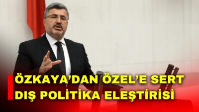AK Parti Afyonkarahisar Milletvekili Ali Özkaya, CHP Genel Başkanı Özgür