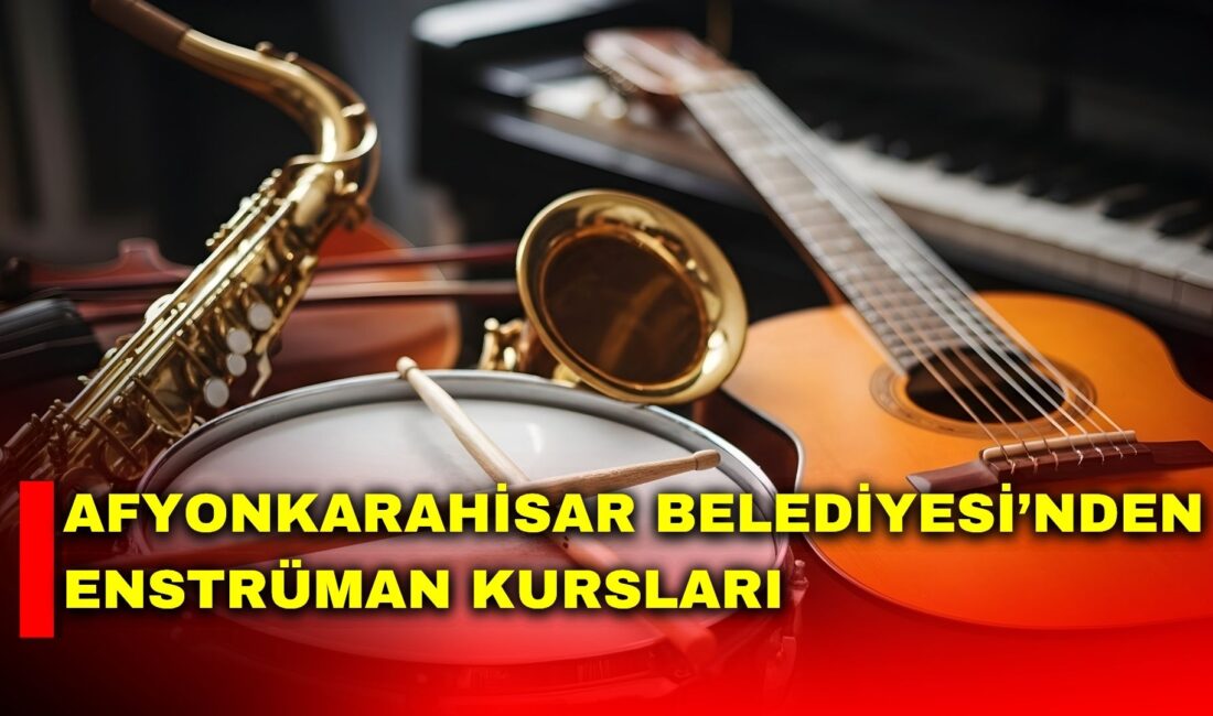 Afyonkarahisar Belediyesi Konservatuvarı, farklı yaş gruplarına yönelik enstrüman ve müzik
