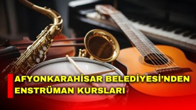 Afyonkarahisar Belediyesi Konservatuvarı, farklı yaş gruplarına yönelik enstrüman ve müzik
