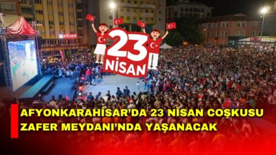 Çocuk oyun alanları, renkli atölyeler ve çeşitli etkinliklerle 23 Nisan’da