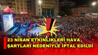 Afyonkarahisar’da 23 Nisan Ulusal Egemenlik ve Çocuk Bayramı kapsamında planlanan