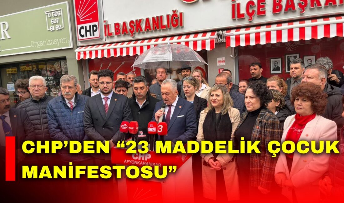 Cumhuriyet Halk Partisi tarafından 81 ilde eş zamanlı düzenlenen basın