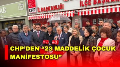 Cumhuriyet Halk Partisi tarafından 81 ilde eş zamanlı düzenlenen basın