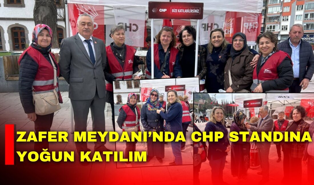 Cumhuriyet Halk Partisi (CHP) Afyonkarahisar İl Başkanlığı, Zafer Meydanı’nda üye