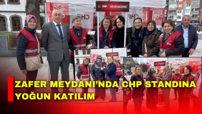 Cumhuriyet Halk Partisi (CHP) Afyonkarahisar İl Başkanlığı, Zafer Meydanı’nda üye