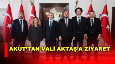 Afyonkarahisar Valisi Dr. Naci Aktaş, AKUT Arama Kurtarma Derneği Yönetim
