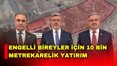 AK Parti Afyonkarahisar Milletvekilleri, engelli bireyler için 10 bin metrekare