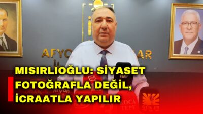 İYİ Parti Afyonkarahisar İl Başkanı Mısırlıoğlu, basın açıklamasında okul güvenliği,