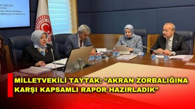 MHP Afyonkarahisar Milletvekili Taytak, Türkiye Büyük Millet Meclisi’nde akran zorbalığına