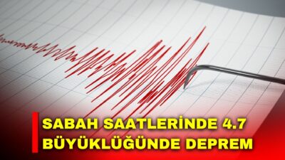 Akdeniz açıklarında sabah saatlerinde meydana gelen deprem, bölgede kısa süreli