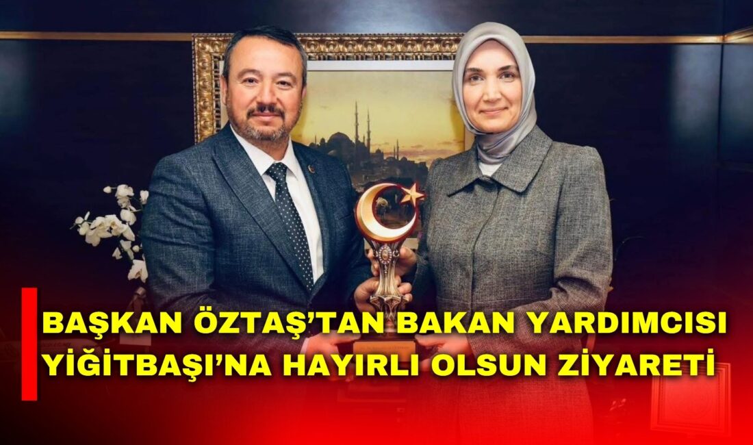 BAŞKAN ÖZTAŞ’TAN BAKAN YARDIMCISI YİĞİTBAŞI’NA HAYIRLI OLSUN ZİYARETİ Sandıklı Belediye Başkanı Adnan Öztaş, Ankara programı kapsamında İçişleri Bakan
