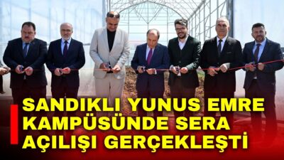 Afyon Kocatepe Üniversitesi (AKÜ) Rektörü Prof. Dr. Mehmet Karakaş’ın katılımıyla,