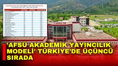 Afyonkarahisar Sağlık Bilimleri Üniversitesi (AFSÜ) hayata geçirdiği “AFSÜ Akademik Yayıncılık