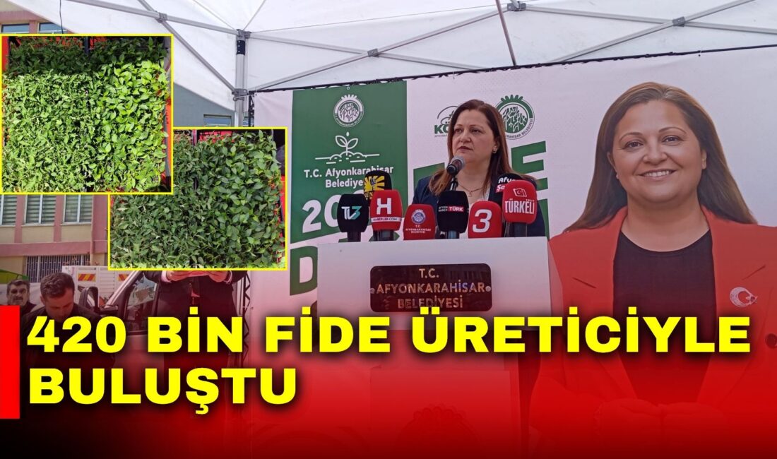 Afyonkarahisar Belediyesi tarafından 2026 yılı sebze fide dağıtım programı kapsamında