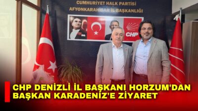 Cumhuriyet Halk Partisi (CHP) Denizli İl Başkanı Ali Osman Horzum,
