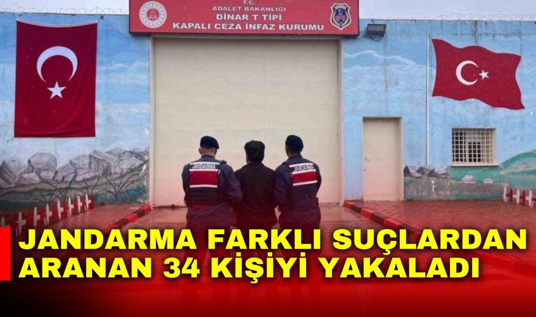 Afyonkarahisar’da jandarma ekipleri tarafından son bir hafta içerisinde gerçekleştirilen denetimlerde