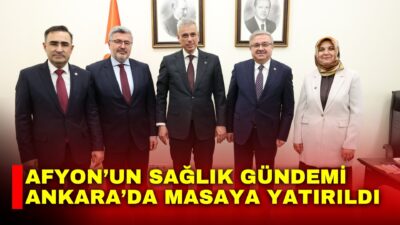 AK Parti Afyonkarahisar Milletvekilleri İbrahim Yurdunuseven, Ali Özkaya ve Hasan