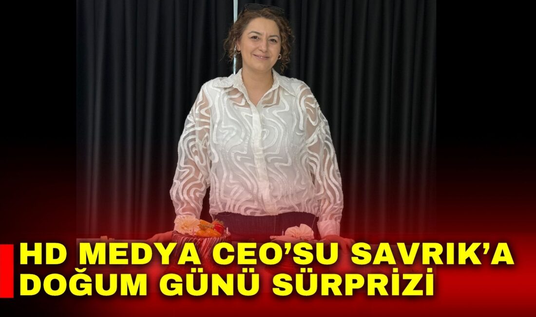 HD Medya CEO’su Nergiz Kılıç Savrık için Afyonşehir Stüdyosu’nda sürpriz