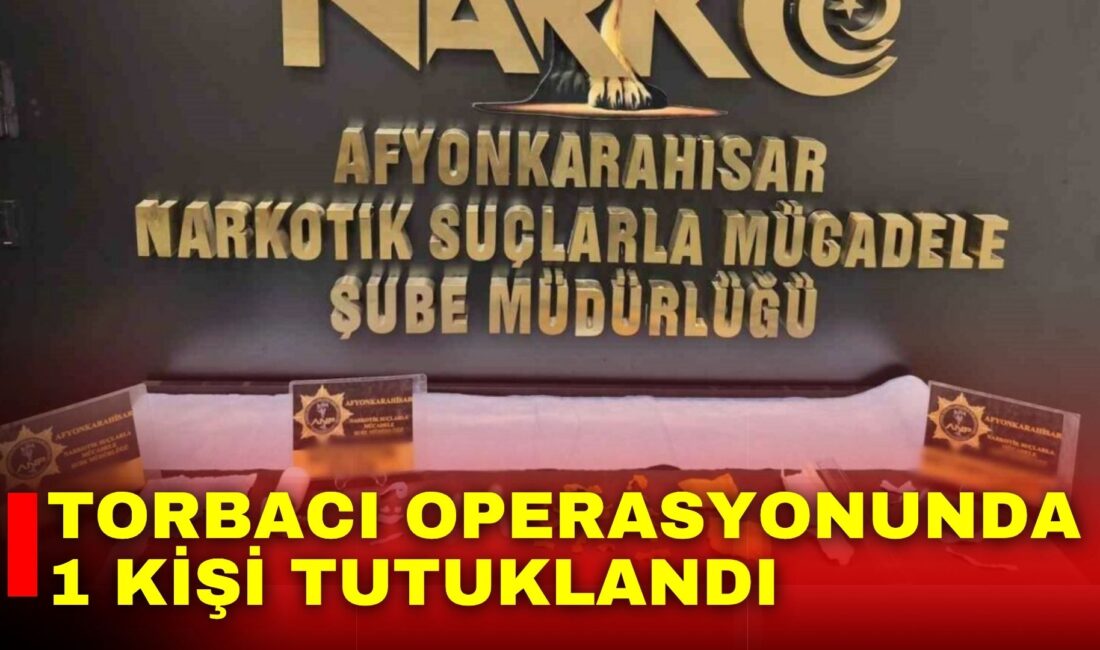 Afyonkarahisar’da polis tarafından gerçekleştirilen uyuşturucu operasyonunda gözaltına alınan 6 kişiden